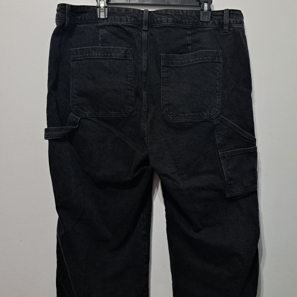 Torrid High Rise Carpenter Classic Denim Feel The Fit Plus Size 18 Short Black - Picture 9 of 14